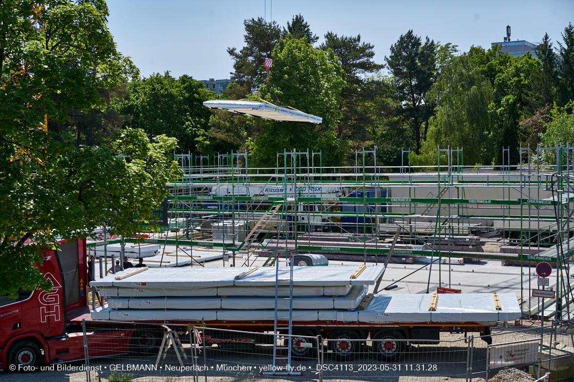 31.05.2023 - Wände für das Haus für Kinder in Neuperlach in München